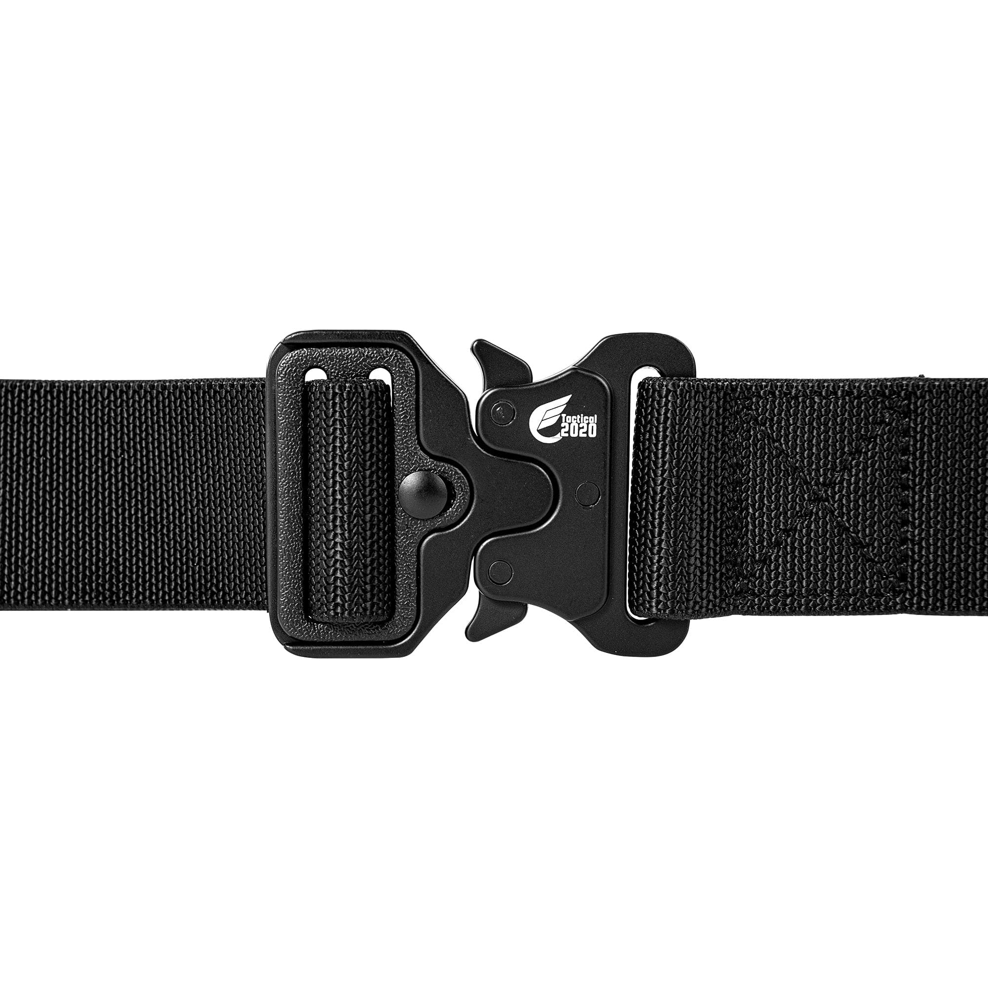 Strike20 Tactical Belt - Reversible Green and Black Colors, Durable Nylon Material, Adjustable Buckle - Versatile and Comfortable Accessory