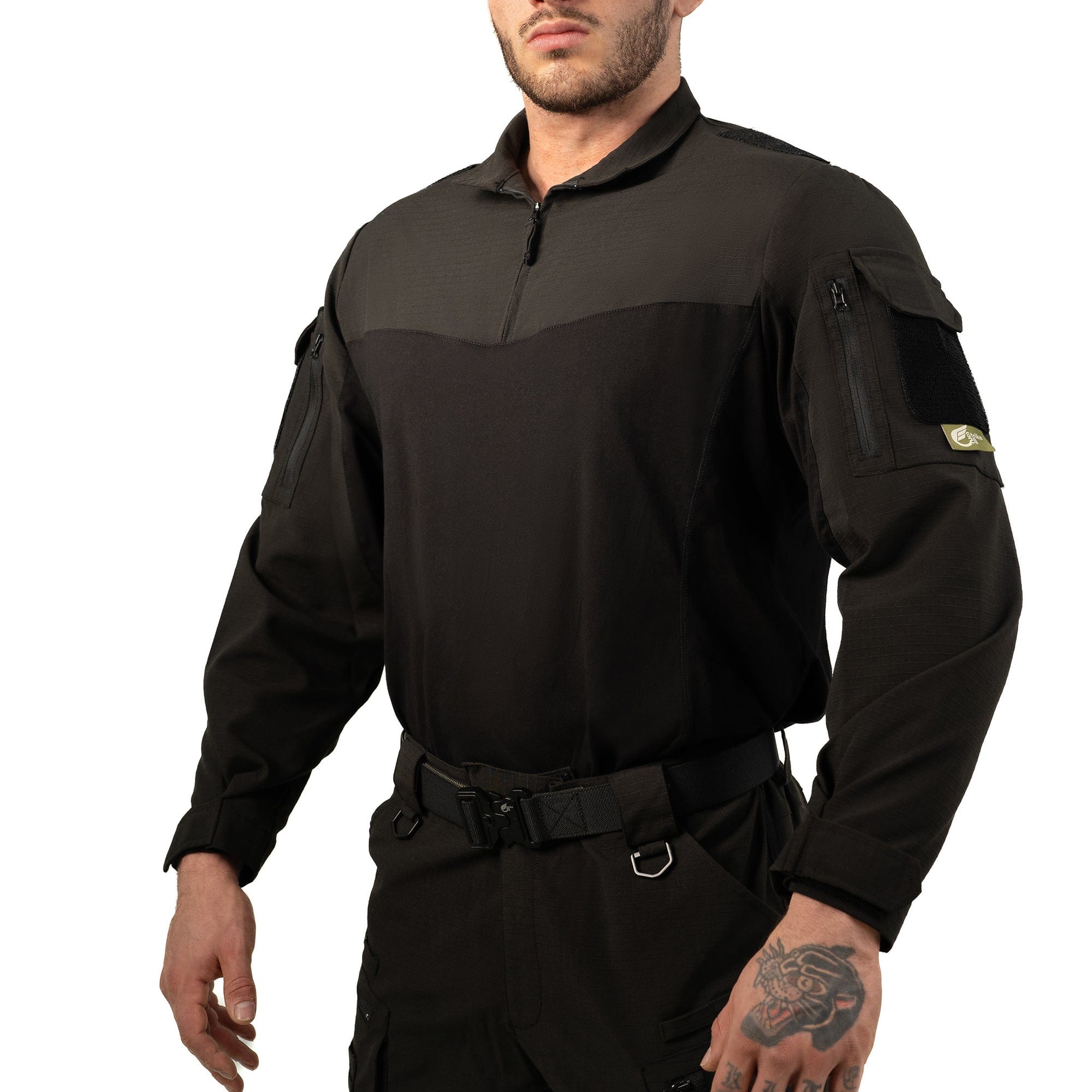 CoolingX_Tactical_Shirt-black_model_product_photo