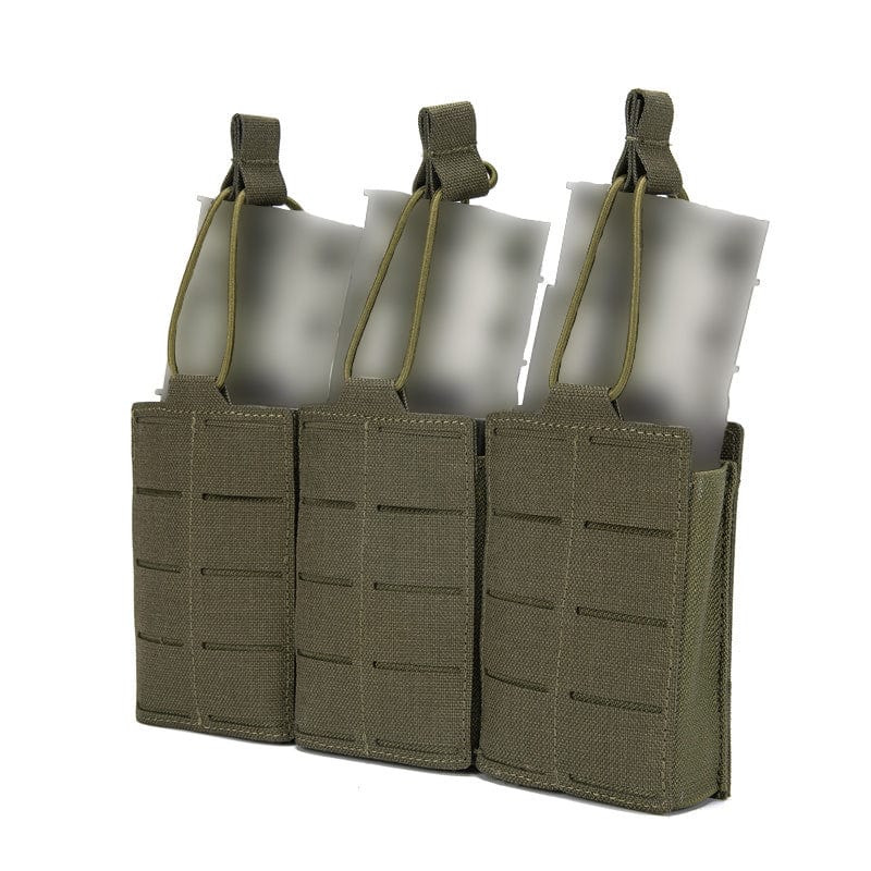 Professional 1000D Nylon Three-Magazine Pouch with MOLLE attachment for versatile use