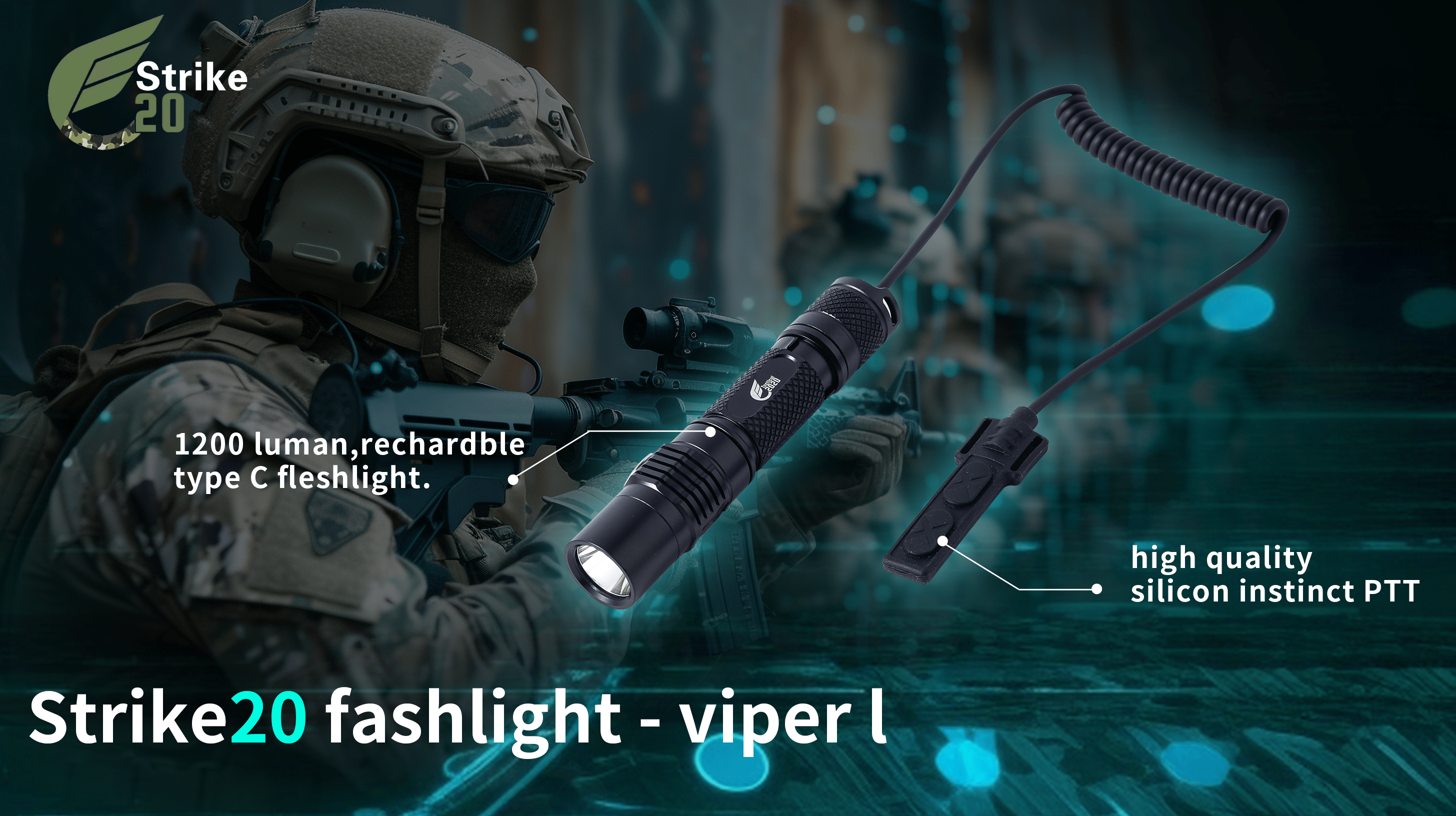 Strike20 Flashlight Model Viper I